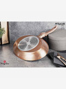 Berlingerhaus Pánev na ryby a steaky s mramorovým povrchem 35 cm Rosegold Metallic Line BERLINGERHAUS
