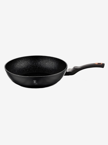 Berlingerhaus Wok pánev s mramorovým povrchem BERLINGERHAUS Black Rose Collection (28 cm)