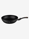 Berlingerhaus Wok pánev s mramorovým povrchem BERLINGERHAUS Black Rose Collection (28 cm)