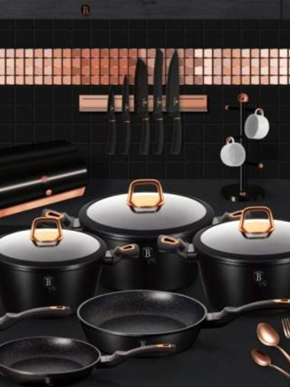 Berlingerhaus Pánev s mramorovým povrchem 20 cm Black Rose Collection BERLINGERHAUS