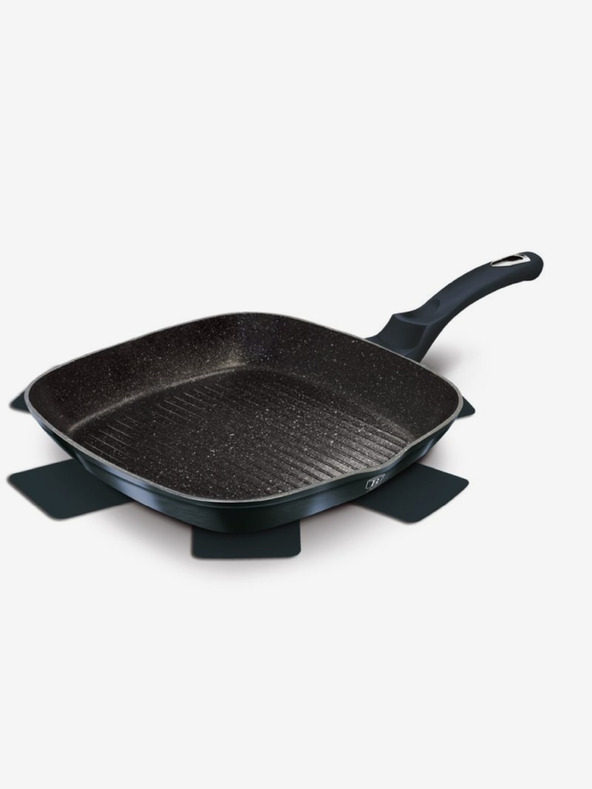 Berlingerhaus Grilovací pánev s mramorovým povrchem 28 cm BERLINGERHAUS Metallic Line Aquamarine Edition