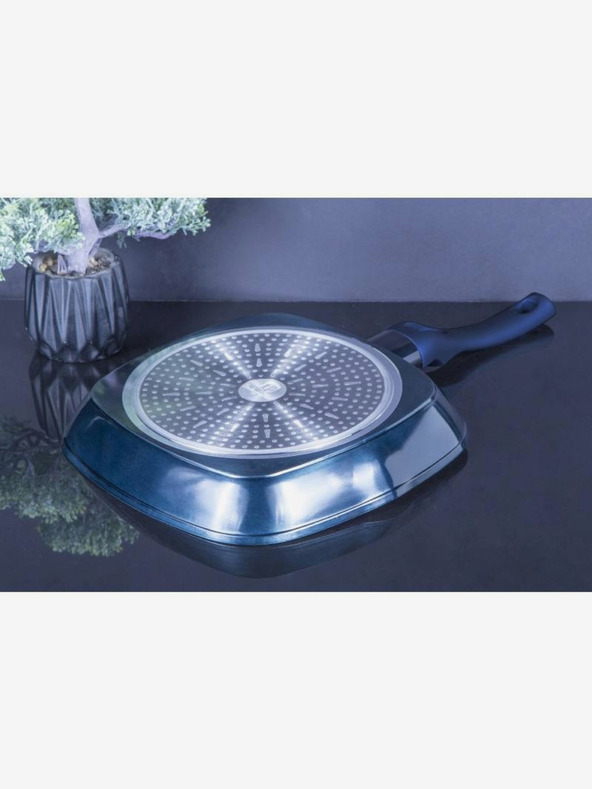 Berlingerhaus Grilovací pánev s mramorovým povrchem 28 cm BERLINGERHAUS Metallic Line Aquamarine Edition