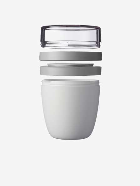 Mepal Černý jídelní box Mepal Ellipse Mini (300 + 120 ml)