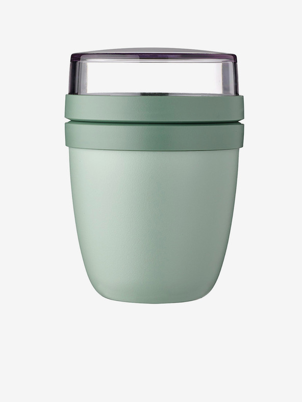 Mepal Světle zelený jídelní box Mepal Ellipse Mini (300 + 120 ml)