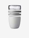 Mepal Světle zelený jídelní box Mepal Ellipse Mini (300 + 120 ml)