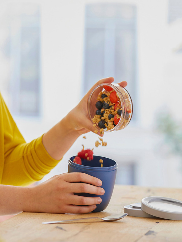 Mepal Růžový jídelní box Mepal Ellipse 500 ml