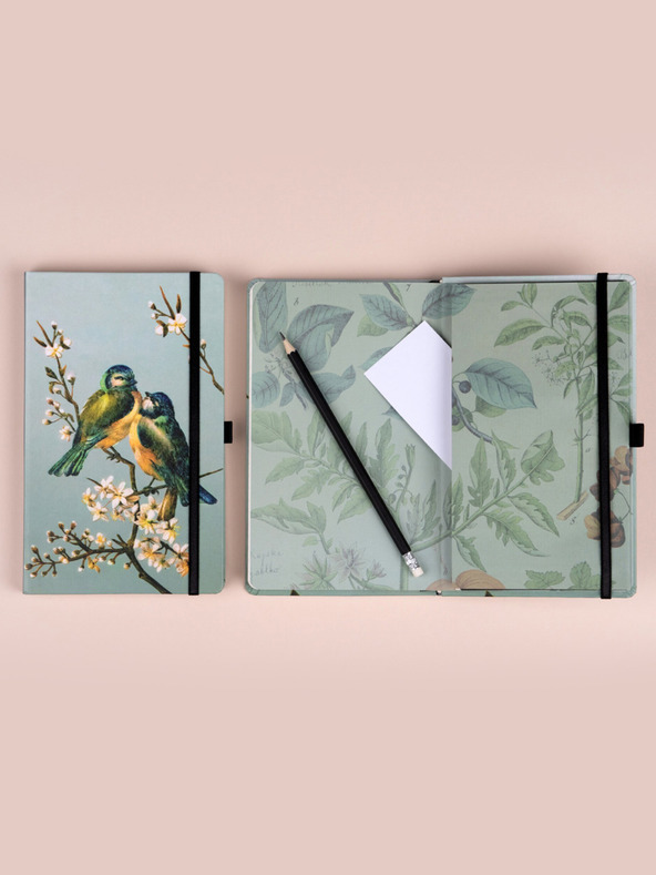 NOTIQUE NOTIQUE Notes Ptáci Kateřiny Winterové, tečkovaný, 13 x 21 cm