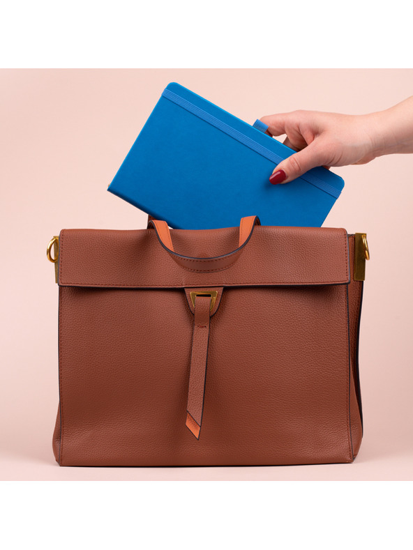 NOTIQUE NOTIQUE Notes Modrý, tečkovaný, 13 x 21 cm