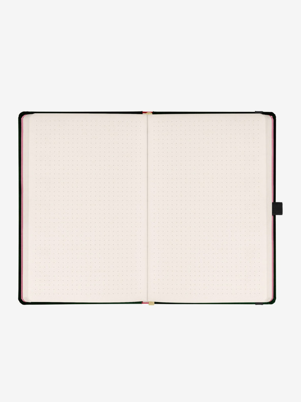 NOTIQUE NOTIQUE Notes Růže Kateřiny Winterové, tečkovaný, 13 x 21 cm