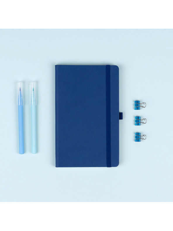 NOTIQUE NOTIQUE Notes Tmavě modrý, linkovaný, 13 x 21 cm