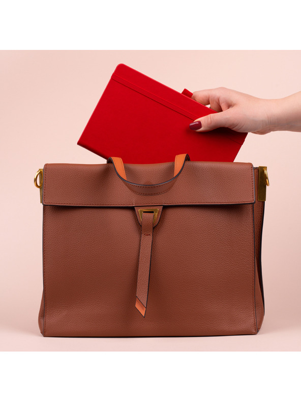 NOTIQUE NOTIQUE Notes Červený, linkovaný, 13 x 21 cm