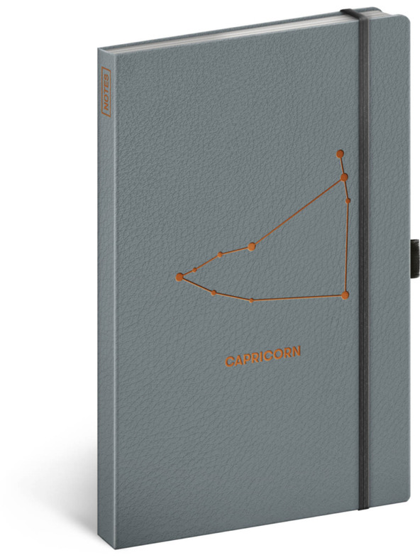 NOTIQUE NOTIQUE Notes Zvěrokruh Kozoroh, linkovaný, 13 x 21 cm