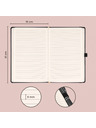 NOTIQUE NOTIQUE Notes Aprint, černý, linkovaný, 15 x 21 cm