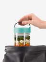 Lékué Tyrkysový svačinový box Lékué Jar To Go (400 ml)
