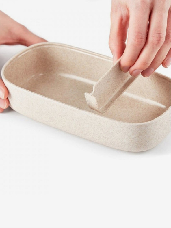 Lékué Krémový svačinový box  Lékué LunchBox To Go Organic (1000 ml)