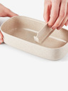 Lékué Krémový svačinový box Lékué Single LunchBox To Go Organic (500 ml)