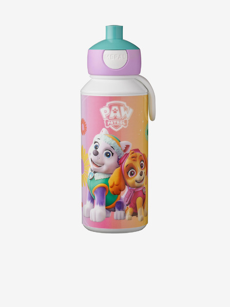 Mepal Žluto-růžová vzorovaná lahev pro děti Mepal Campus Paw Patrol Girls (400 ml)