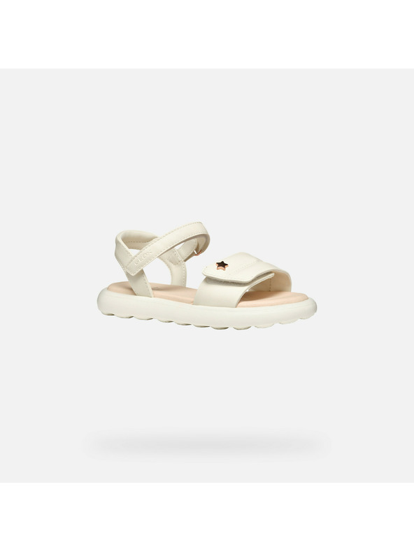 Geox Krémové dívčí sandály Geox Puffypop