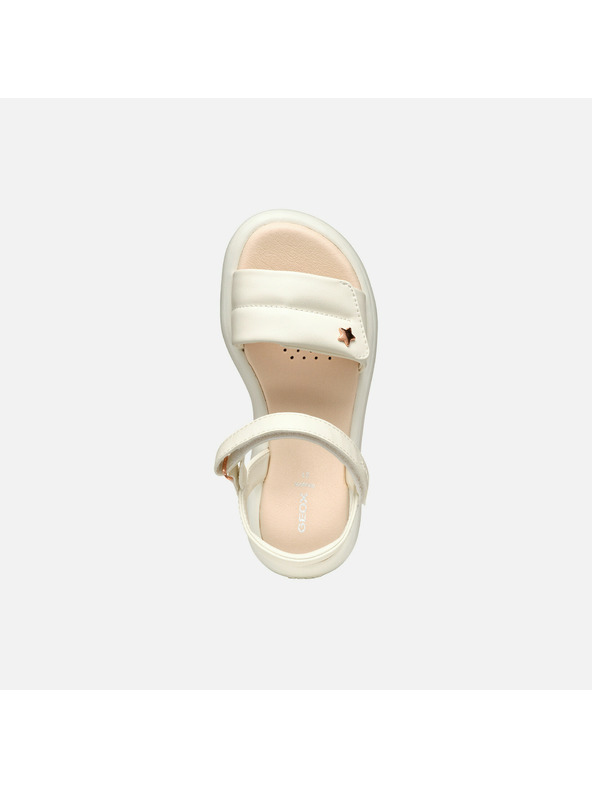 Geox Krémové dívčí sandály Geox Puffypop