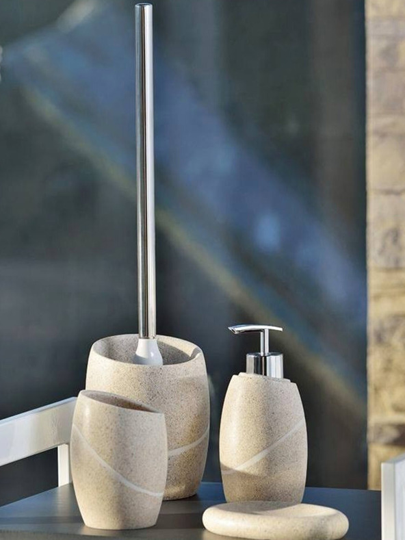 Kela WC sada TALUS, poly, dekor kámen KELA