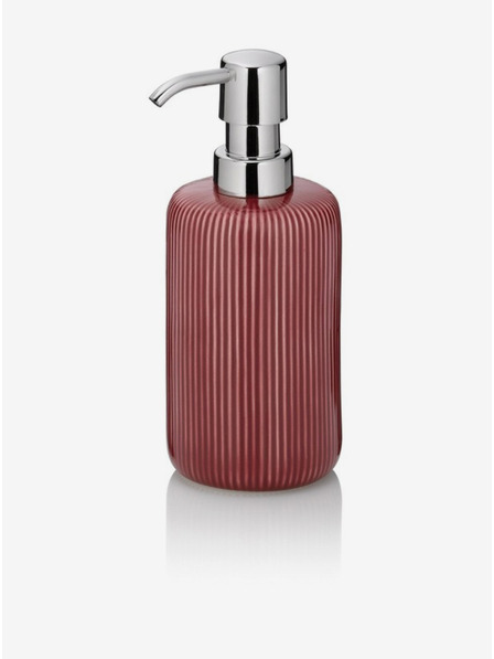 Kela Dávkovač mýdla Ava keramika červená 350 ml KELA