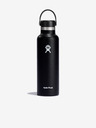 Hydro Flask Černá nerezová termolahev Hydro Flask Standard Mouth Flex Cap (621 ml)