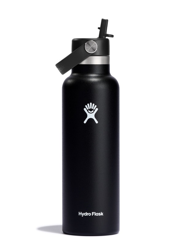 Hydro Flask Hydro Flask Nerezová termolahev Standard Mouth Straw Cap 21 oz (621 ml) Černá