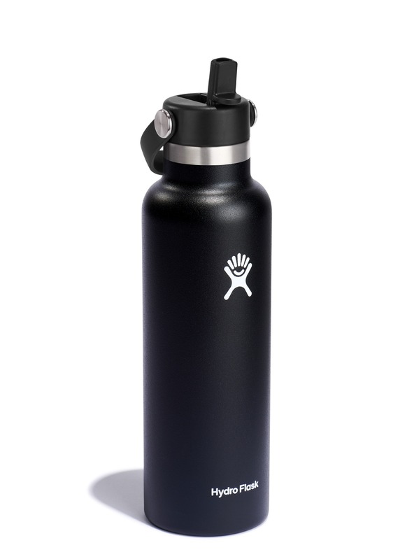Hydro Flask Hydro Flask Nerezová termolahev Standard Mouth Straw Cap 21 oz (621 ml) Černá