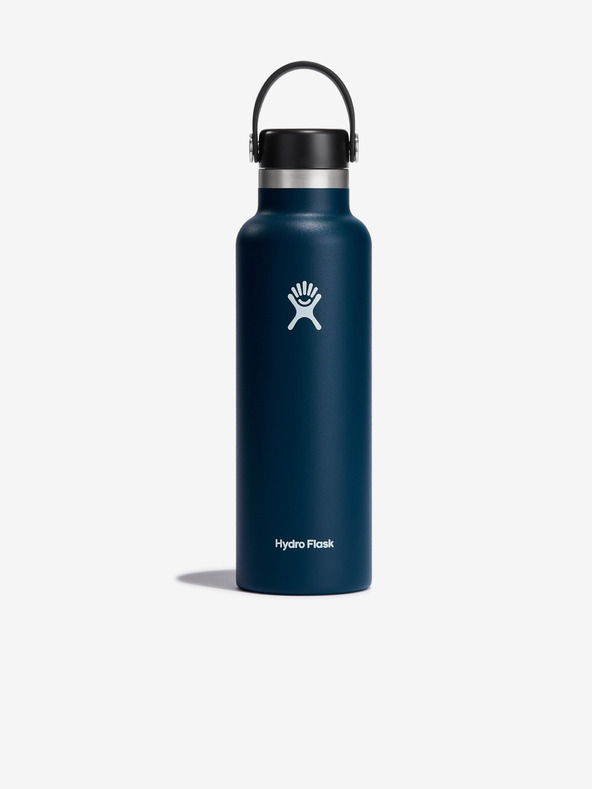Hydro Flask Tmavě modrá nerezová termolahev Hydro Flask Standard Mouth Flex Cap (621 ml)