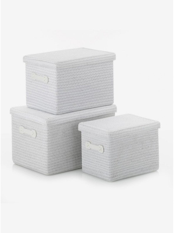 Kela Sada košů RIMOSSA 3 ks bílá KELA