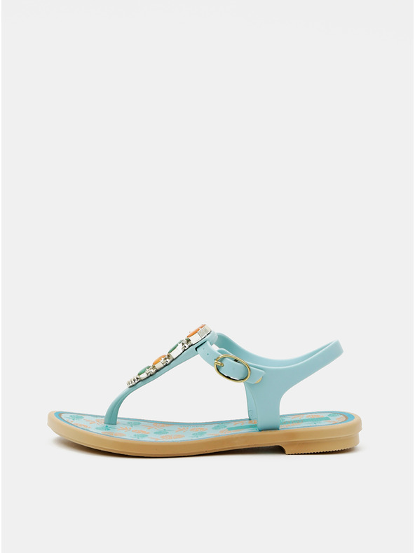Grendha Modré holčičí sandály Grendha