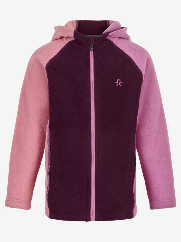 Color Kids Růžovo-fialová holčičí lehká bunda s kapucí Color Kids