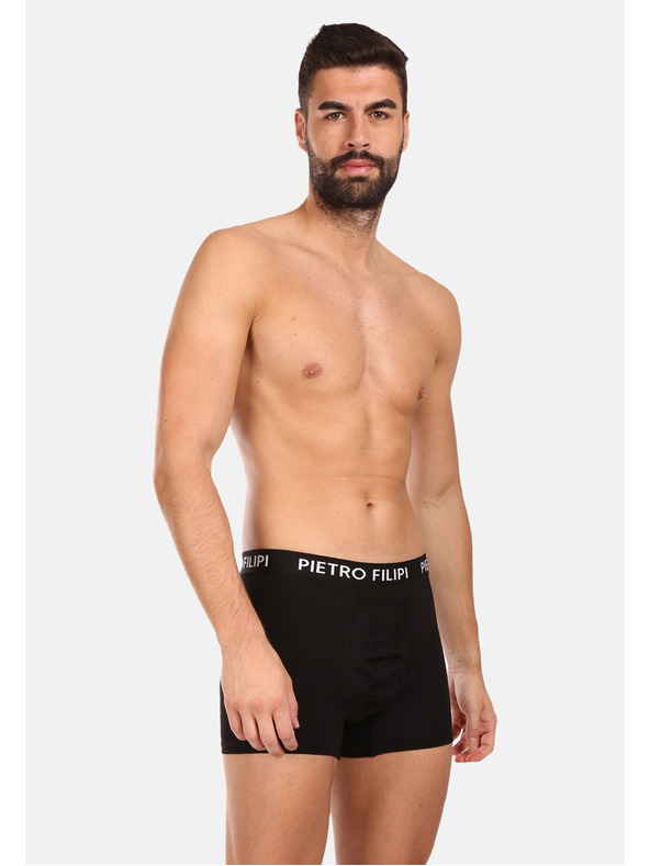 Pietro Filipi Sada dvou - pánské boxerky Pietro Filipi balls holder černé