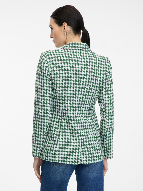 Orsay Zelené dámské vzorované sako ORSAY