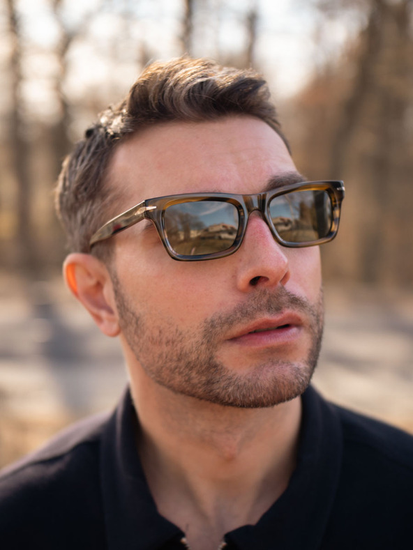 VEYREY VeyRey acetátové sluneční brýle polarizační nerd Mahk