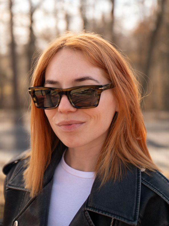 VEYREY VeyRey acetátové sluneční brýle polarizační nerd Mahk