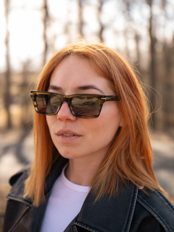 VEYREY VeyRey acetátové sluneční brýle polarizační nerd Mahk