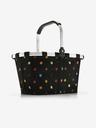 Reisenthel Černý puntíkovaný nákupní košík Reisenthel Carrybag