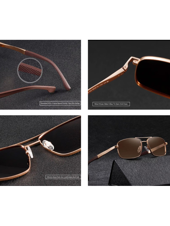 VEYREY Veyrey hig-end sluneční polarizační brýle pilotky Klog