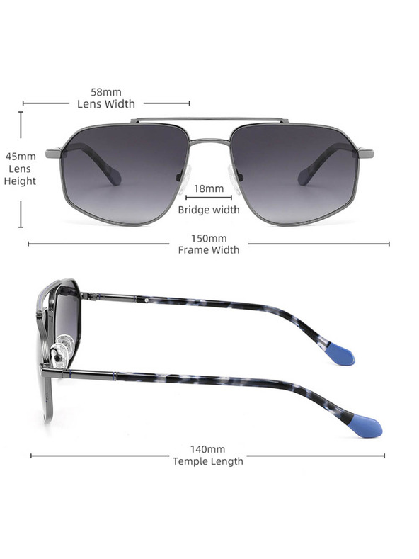 VEYREY Veyrey hig-end sluneční polarizační brýle pilotky Shufharz