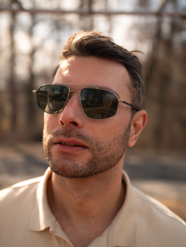 VEYREY Veyrey hig-end sluneční polarizační brýle pilotky Shufharz