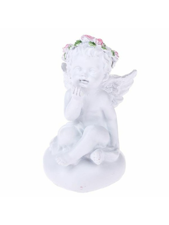 Casa de Engel Polyresinový anděl sedící na srdci, 12/288