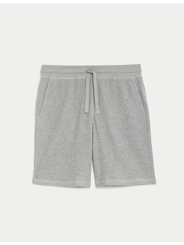 Marks & Spencer Domácí šortky z čisté bavlny s vaflovou texturou Marks & Spencer