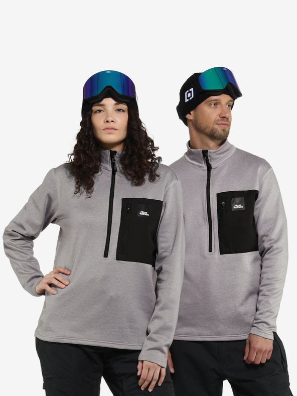 Horsefeathers Funkční mikina Miner Horsefeathers - šedá