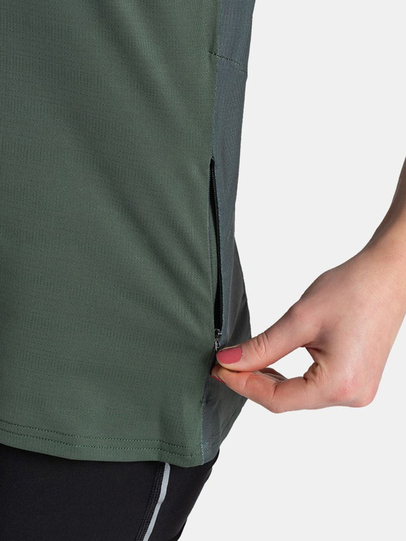 Kilpi Tmavě zelené dámské cyklistické tričko Kilpi REMIDO