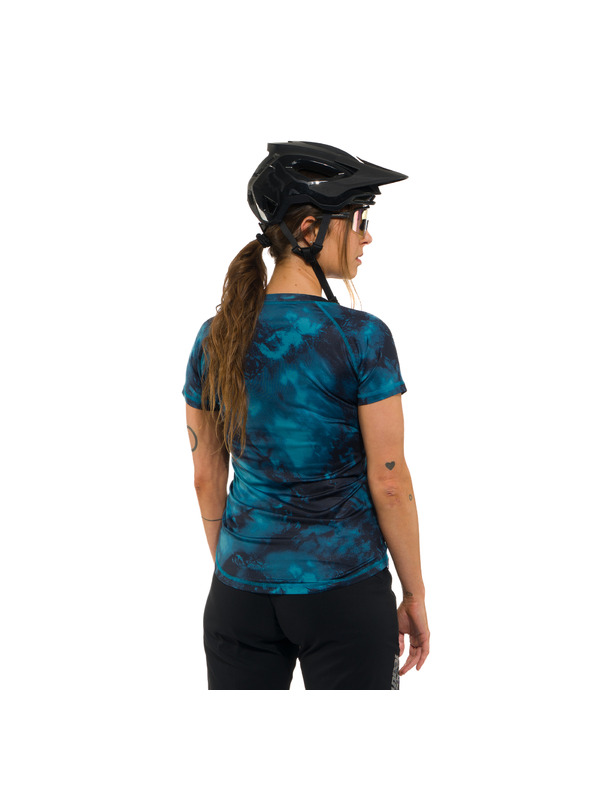 Horsefeathers Dámský bike dres Deco petrolejový HORSEFEATHERS