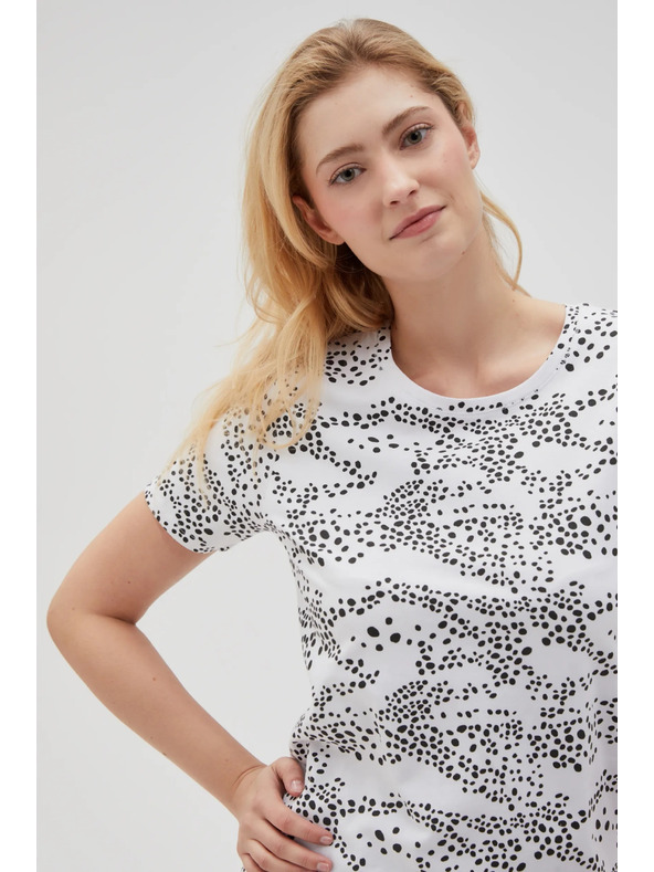 Moodo WOMEN'S TSHIRT L-TS-4631 WHITE Moodo