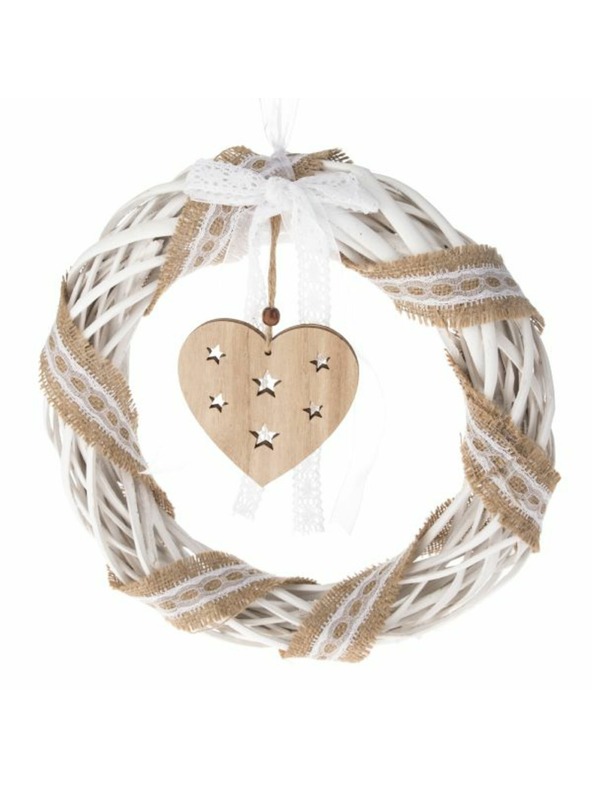 Casa de Engel Proutěný závěsný věnec, 0/12