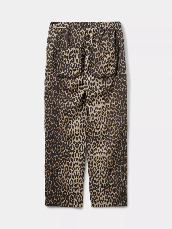 Sofie Schnoor Béžovo-hnědé dámské kalhoty s leopardím vzorem  Sofie Schnoor