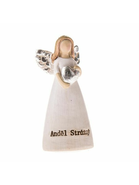 Casa de Engel Polyresinový anděl se srdcem "Anděl strážný", 24/384